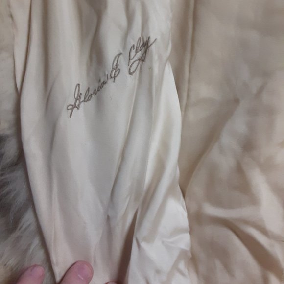 full length fox fur coat women's, go shape, made by Dicker & Dicker - Picture 3 of 11